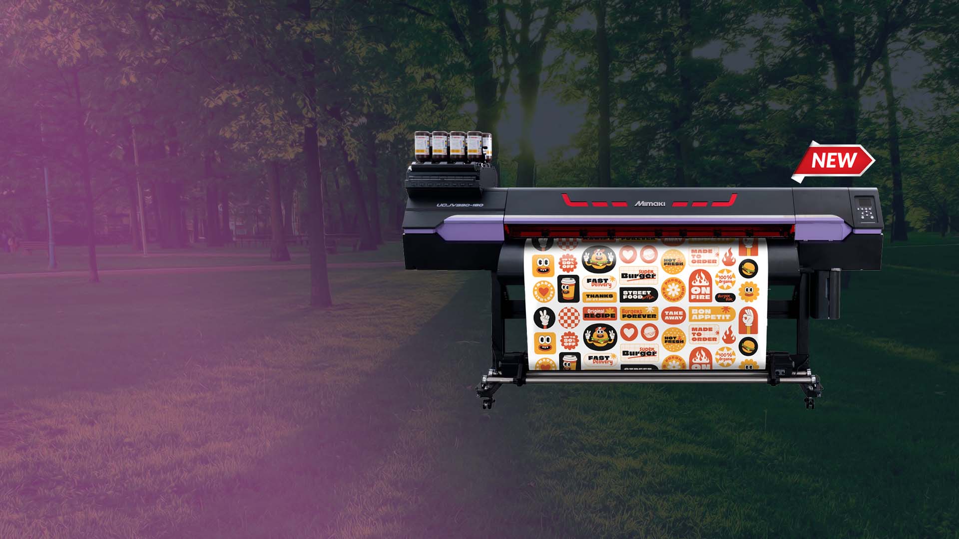Mimaki UCJV330-160 LED-UV Print and Cut Inkjet Printer