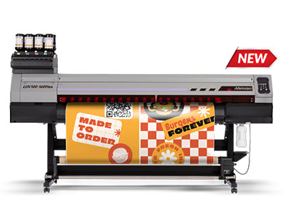 Mimaki UJV100-160Plus Roll to Roll UV-LED Inkjet Printer