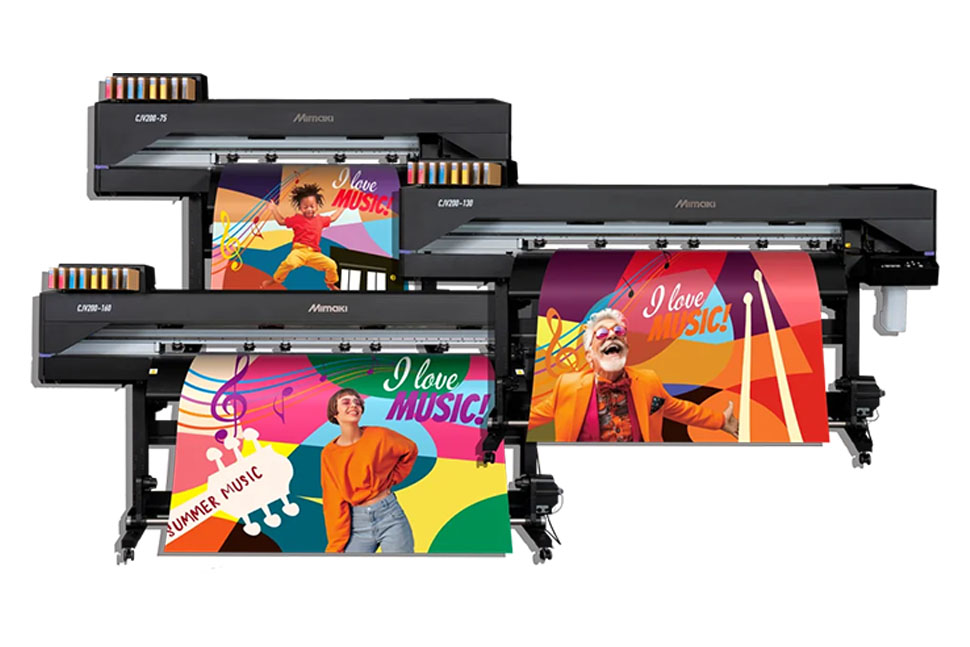 Mimaki CJV200-Series Print and Cut Eco-Solvent Inkjet Printer