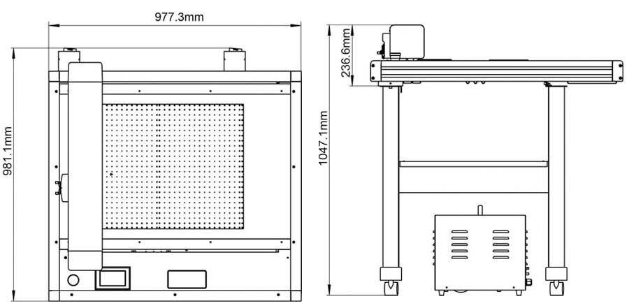 Vulcan FC-500VC Flatbed Cutting Plotter