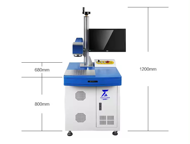 YIZHOU F300 CNC fiber laser marking machine for metal and non-metal